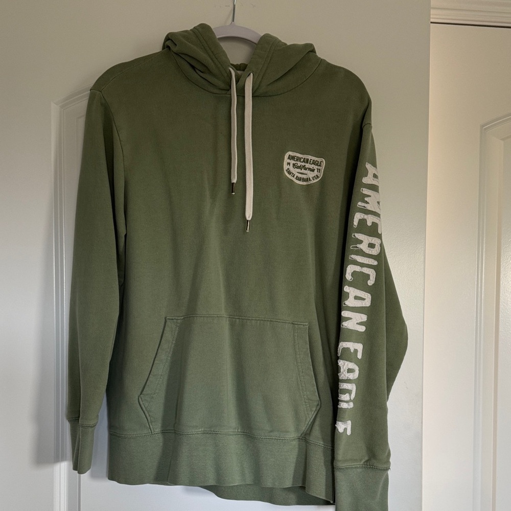 American Eagle Outfitters Olive Green Hoodie